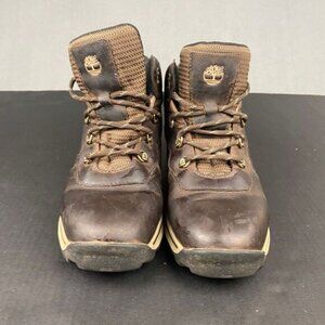 Timberland Waterproof Boys 6.5 Leather Boots Lace Up Hiking Brown 66961,Hiking